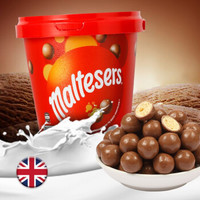 英国进口 麦提莎 Maltesers 脆心牛奶巧克力 桶装440g 超值优惠装零食 自营/零食/巧克力/礼物