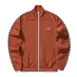 FRED PERRY 佛莱德·派瑞 Logo 男士刺绣边饰夹克