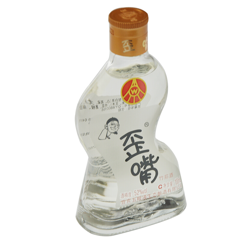 WULIANGYE 五粮液歪嘴竹荪酒52%vol 浓香型白酒100ml*24瓶整箱装【报价