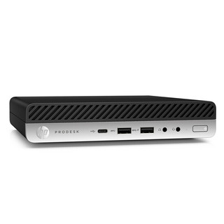 HP 惠普 ProDesk 600 G5 DM 21.5英寸 商用台式机 黑色 (酷睿i5-9500T、核芯显卡、4GB、1TB HDD、风冷)