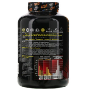 MUSCLETECH 肌肉科技 性能系列 正氮科技 黄金分离乳清蛋白粉 草莓味 5.53 磅