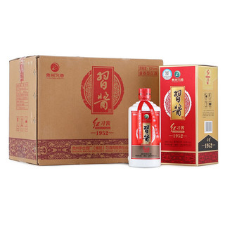 XIJIU 习酒 红习酱 1952 53%vol 酱香型白酒 500ml*6瓶 整箱装