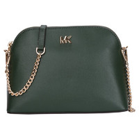 MICHAEL KORS 迈克·科尔斯 CROSSBODIES系列女士牛皮贝壳形拉链斜挎单肩包32S9GF5C3L 绿色