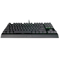RAZER 雷蛇 黑寡妇蜘蛛 X 竞技版 87键 有线机械键盘 侧刻 黑色 绿光 绿轴