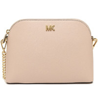 MICHAEL KORS 迈克·科尔斯 CROSSBODIES系列女士牛皮贝壳形拉链斜挎单肩包32S9GF5C3L 粉色 小号