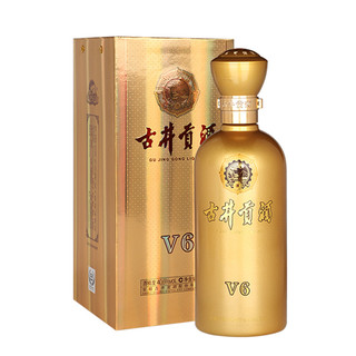 古井贡酒 V6 40.6%vol 浓香型白酒 500ml 单瓶装