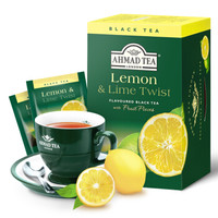 AHMAD 亚曼 柠檬香柠味红茶 茶叶 40g *6件