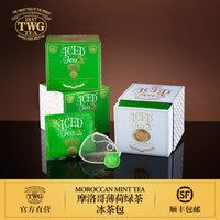 特威茶（TWG Tea）冷泡茶 摩洛哥薄荷绿茶 冰茶包 7g*7袋
