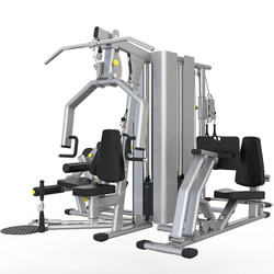 驰尚 GM9005D 综合训练器多功能四站位健身器材单位健身房力量型组合夹胸器运动器材四组配重