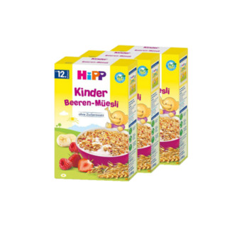HiPP 喜宝 有机系列 婴幼儿营养麦片 草莓覆盆子浆果 200g*3盒