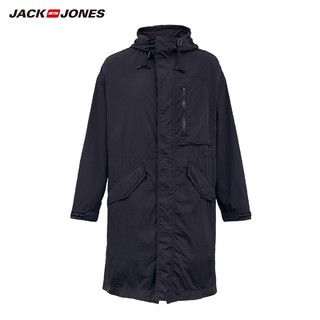 JackJones 杰克琼斯 219321547 男士中长款风衣外套中长款风衣外套