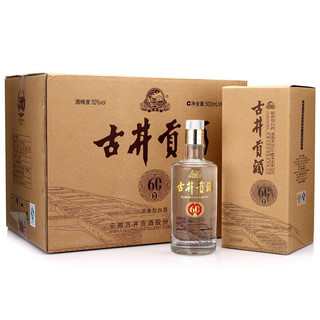 古井贡酒 窑龄60 50%vol 浓香型白酒 500ml*6瓶 整箱装