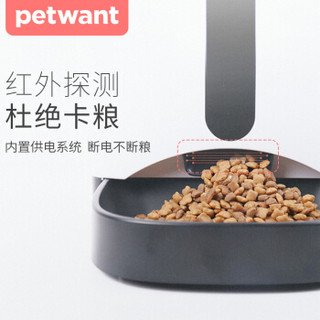 派旺（PETWANT）宠物自动喂食器猫咪狗狗粮盆吃饭神器定时定量自动投食器PF-102 4.3L