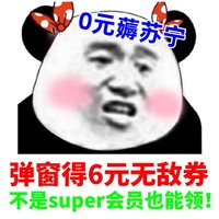 苏宁SUPER会员：“津贴券”下单攻略  实用白菜0元起