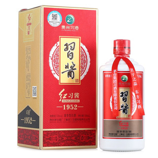 XIJIU 习酒 红习酱 1952 53%vol 酱香型白酒 500ml 单瓶装