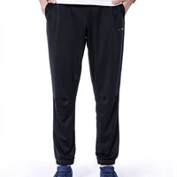 LI-NING 李宁 男子运动长裤 AKLM753 标准黑 M
