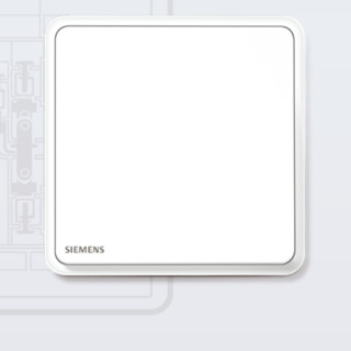 SIEMENS 西门子 灵蕴晨曦白系列 5TA1216-3NC01 一开单控带LED 开关