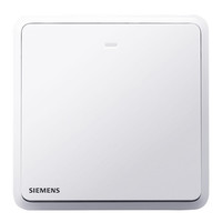 SIEMENS 西门子 灵蕴晨曦白系列 5TA1216-3NC01 一开单控带LED 开关