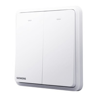 SIEMENS 西门子 灵蕴晨曦白系列 5TA1226-3NC01 二开单控带LED 开关
