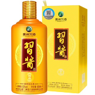 XIJIU 习酒 习酱 精品 金色 53%vol 酱香型白酒 500ml*6瓶 整箱装