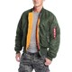  中亚Prime会员、限尺码：ALPHA INDUSTRIES 阿尔法工业 MA-1 男士飞行员夹克　