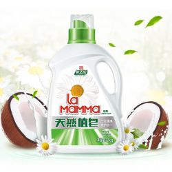 妈妈壹选天然皂液2kgx2+1kgx2无添加无荧光剂洗衣液除菌易漂洗 *2件