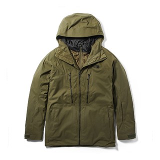 THE NORTH FACE 北面 男子冲锋衣 3LZ137U 褐色 L