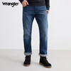 Wrangler威格ICONs系列2020秋冬修身中腰直筒牛仔裤W21371E60M78