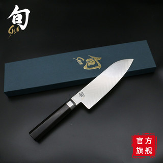 KAI贝印日本进口旬刀薄刃三德刀双铬碳钢不锈钢厨刀菜刀