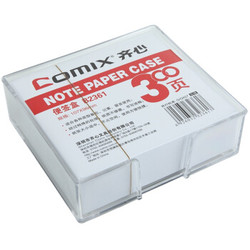 齐心（COMIX）B2361 300页便签纸/便条纸(带盒) (107x96mm) *5件