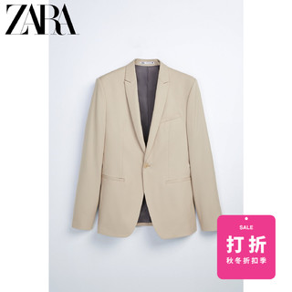 ZARA 新款 男装 纹理套装西装外套 04419500711