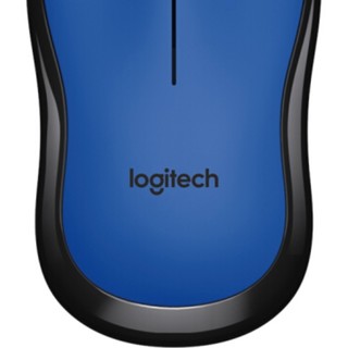 Logitech 罗技 M220 2.4G无线鼠标 1000DPI 蓝黑色