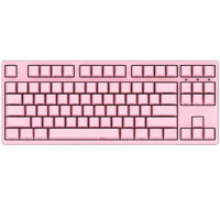 Akko 艾酷 3087 87键 有线机械键盘 侧刻 粉色 Cherry茶轴 无光