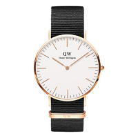 Daniel Wellington 丹尼尔惠灵顿 男表女表情侣表时尚超薄男士石英表 欧美品牌