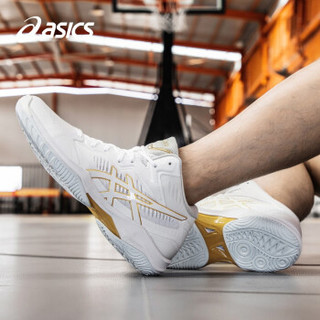 ASICS亚瑟士篮球鞋男鞋2020新款GELHOOP V12官方旗舰三井寿运动鞋1063A021 白色 41.5