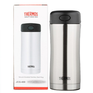 THERMOS 膳魔师 JCG-400 SBK 保温杯 400ml 不锈钢色