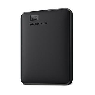 Western Digital 西部数据 Elements 新元素系列 WDBUZG0010BBK 移动硬盘 2.5英寸 USB3.0 1TB 黑色+硬壳包+硅胶套+1米线