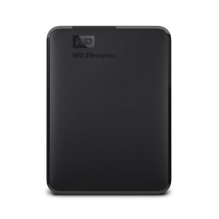 Western Digital 西部数据 Elements 新元素系列 WDBUZG0010BBK 移动硬盘 2.5英寸 USB3.0 1TB 黑色+硬壳包+硅胶套