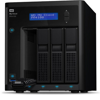 Western Digital 西部数据 My Cloud PR4100 四盘位 NAS存储（N3710)