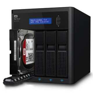 Western Digital 西部数据 My Cloud PR4100 四盘位 NAS存储（N3710)