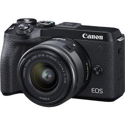 Canon 佳能 EOS M6 Mark II（EF-M 15-45mm f/3.5-6.3）无反相机套机