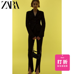 ZARA TRF 女装 褶皱装饰休闲西装外套 05507707800