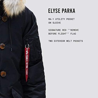 Alpha Industries 女士 Elyse 派克大衣