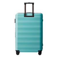 NINETYGO 90分 七道杠系列 PC拉杆箱 薄荷蓝 18英寸