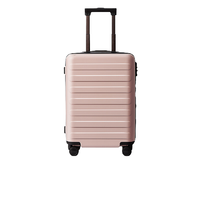 NINETYGO 90分 七道杠系列 PC拉杆箱 樱花粉 18英寸