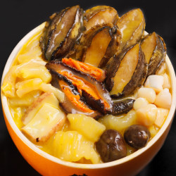 世界海老正宗佛跳墙加热即食鲍鱼捞饭冷冻海鲜大盆菜炖盅罐金汤料