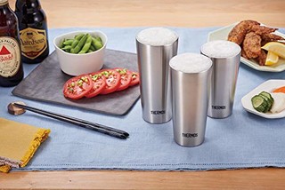 THERMOS 膳魔师 JDI-400P S 保温杯二件套 400ml 银色