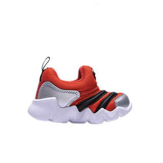 ABCKIDS 儿童毛毛虫软底休闲学步鞋 中国红/银色 20码(鞋内长12.7cm)