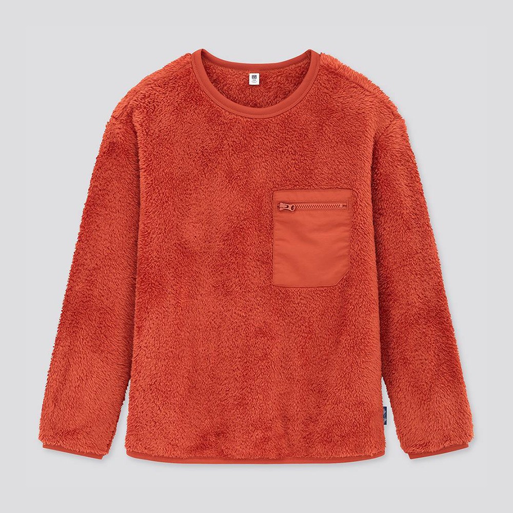优衣库童装长绒摇粒绒套头衫长袖428987uniqlo