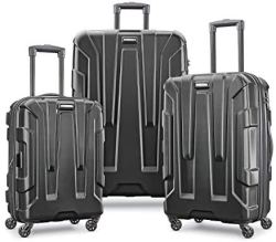 Samsonite 新秀丽 Centric Hardside可扩展行李箱 带旋转轮 三件套(20/24/28)Black,One Size